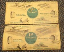1958 Topeka Kansas First National Bank envelopes and papers picture