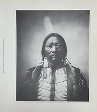 William Henry Jackson 1870 Photo Buckskin Charlie Printed Published 1984 Book picture