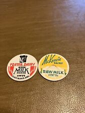 Lot of 2 Oregon Milk Caps  picture
