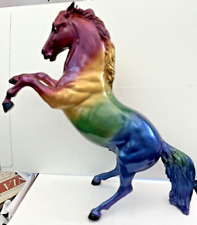 Breyer Tradit’l  # 1866 JEWELS Glossy Rainbow Decorator Stallion  -EXC picture