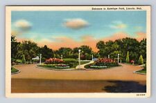 Lincoln NE-Nebraska, Entrance to Antelope Park, Antique Vintage Postcard picture