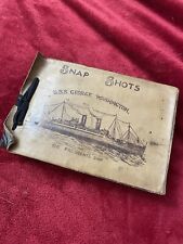 WWI Navy Photo Album Lot President Original Named Grouping Battleship George Was picture