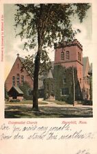 Postcard MA Haverhill Mass Universalist Church Posted 1908 Vintage PC G4038 picture