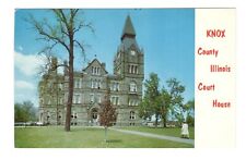 Knox County Courthouse Galesburg Illinois Vintage Postcard EB233 picture