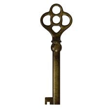 KY-3 Hollow Barrel Antique Brass Replacement Skeleton Key for Pack Of 1 picture