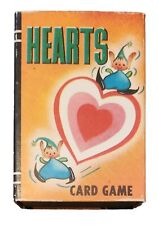Vintage Whitman Hearts Miniature Playing Cards Game Collectible 1951 picture