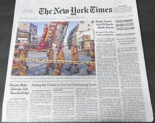 The New York Times Newspaper April 4 2024 Magnitude-7.4 Earthquake In Taiwan NEW picture