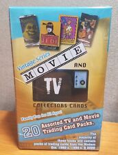 NON-SPORTS Super Vintage Series Movie & TV Collector Cards SEALED BOX 20 PACKS A picture