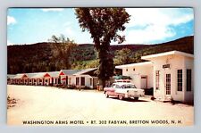 Bretton Woods NH-New Hampshire, Washington Arms Motel, Antique Vintage Postcard picture