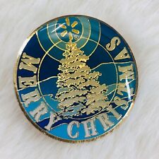 2010 Walmart Employee Merry Christmas Happy Holidays Lapel Pin by Hogeye picture