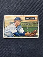 1951 Bowman Baseball #71 Jerry Priddy Detroit Tigers picture