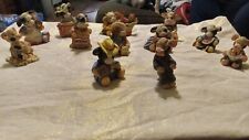 A Lot 12 Cute Cow Figurines picture
