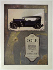 1923 COLE EIGHT NINETY PHAETON FOUR-PASSENGER AUTOMOBILE COLOR AD picture