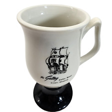 HALL Pedestal Coffee MugThe Galley Coffee House Casper WY Pirate Ship USA 1473 picture