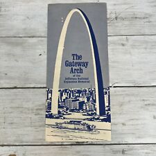 Vtg Gateway Arch Brochure St Louis MO Expansion Memorial Facts Guide Approx 1965 picture