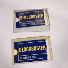Vintage Blockbuster Membership Card Lot 1998 Fountain Valley, CA Cards Laminated picture