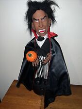 Vintage Telco Moving Dracula With Pumpkin Motionette picture