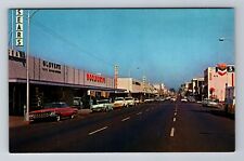 Redding CA-California, Scenic Street View, Antique, Vintage Souvenir Postcard picture