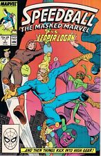 Speedball The Masked Mavel vs Leaper Logan #3 Marvel Comics (Nov 1988) picture