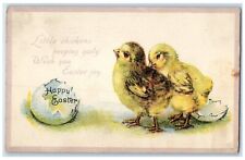 1917 Happy Easter Hatched Egg Chicks Montclair New Jersey NJ Antique Postcard picture