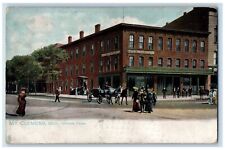 Mt. Clemens Michigan MI, Sherman House Building Horse Buggy Tuck's Postcard picture