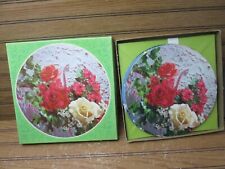 Vitg Flowers In The Round Circular All Occassion Cards 16 Cards Envelopes Unused picture