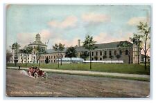 1908 Jackson, MI Postcard-  JACKSON MICH STATE PRISON picture