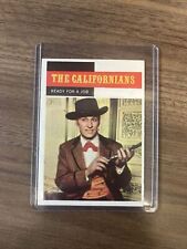 1958 Topps TV Westerns #71 The Californians 
