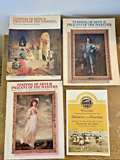 3 Festival of Arts Pageant of the Masters 1982 1983 1989 Programs and Pamphlet picture