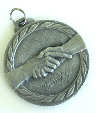 Vintage Uniroyal Girls Club 1975 - 76 Unity Handshake Medal 1.25