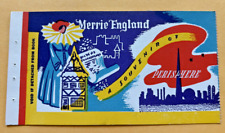 1939 1940 World's Fair Merrie England Ticket Stub New York Perisphere Souvenir picture