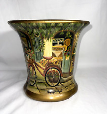 Tam San Designs Planter Vase Container Hand-painted Vintage Cornelius, NC picture