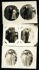 Lot of 3 Double / Composite / Stereo RPPC Postcards Dated 1916 Unusual Photos picture