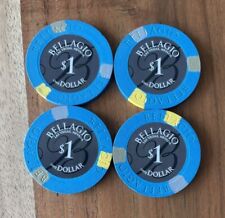 Bellagio Las Vegas - Set of (4) 2nd Release $1 Casino Chips  picture