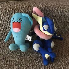 Wobbuffet Tomy & Greninja Pokemon Blue Plush Stuffed Animal Toy Doll Anime picture