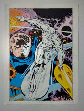 Original 1970's Kirby Silver Surfer Marvel Comics Fantastic Four 72 cover POSTER picture