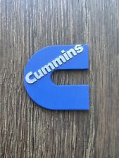 Cummins Vtg Small Cast Aluminum Metal Blue 