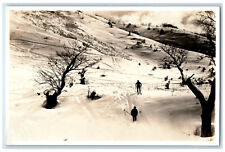 c1930's Tanikawa Skiing Ground Near Minakami Japan RPPC Photo Postcard picture