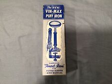 Vintage Vin-Max Puff Iron Model #2 with Instructions  Tested Works picture
