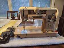 Singer 401a sewing machine cleaned and serviced FAIR cond SN NB772402 picture