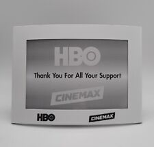 HBO Cinemax Promo Promotional White Metal 4x6 Curved Single Picture Photo Frame picture