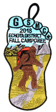 MINT 2018 Fall Camporee Echota Great Smoky Mountain Council Bigfoot Patch picture