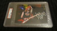 KK Downing guitarist Judas Priest signed autographed psa slabbed Breakin the Law picture