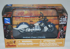 New New-Ray Replica Indian Motorcycle Model Four 1939 1:32 Diecast with Plastic picture