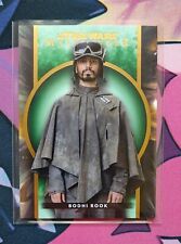 2022 Topps Star Wars Masterwork BODHI ROOK Green /99 Card #97 picture