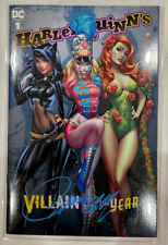 HARLEY QUINN VILLAIN OF THE YEAR #1 CAMPBELL EXCLUSIVE SIGNED VARIANT NM W/COA picture