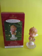 2001 Hallmark Chrysantha 14th Mary's Angels Strums Harp of Gold New MIB picture