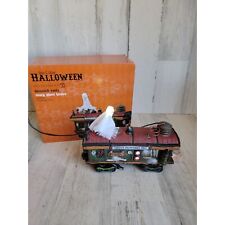 Dept 56 4054982 Scary ghost hauler Haunted Rails Halloween snow village picture
