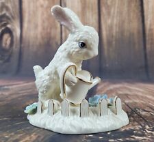 Lenox Vintage Porcelain Easter Bunny with Watering Can Excellent No Chips picture