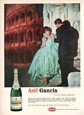 Sparkling Asti GANCIA1962 Advertising 1 Page Fashion By Irene Galtzin Roma picture
